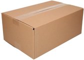 Kartonnen verzendverpakking - Bundel van 25 stuks - 30,5 x 22 x 15 cm - Enkelgolf - Doos voor verzending - Verzenddoos van karton - Verpakkingsdoos voor verzending - Kartonnen verpakkingsoplossingen - Bruin