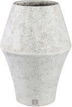 PTMD Bloempot Tink - 43x43x60 cm - Cement - Wit