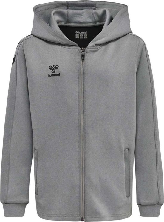 Hummel Core XK Poly Zip Sweater kinderen - Sporttruien - grijs - Unisex