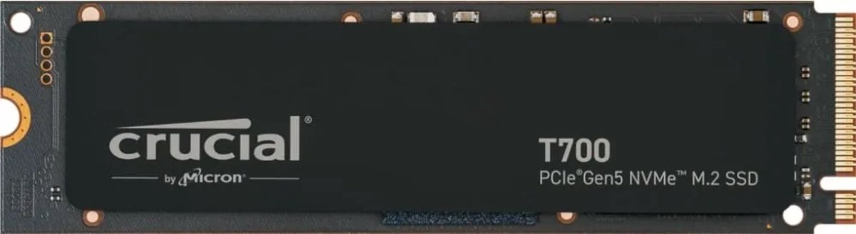 Crucial T700 4 TB - SSD M.2 - 4 TB - NVMe 2.0 - PCI Express 5.0 - 3d v-nand