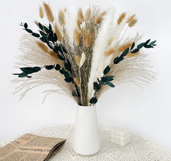 50 stuks droogbloemen pampasgras, decoratie, pampasgras gedroogd, groot natuurlijk boeket, decoratie voor bruiloft, interieur, slaapkamer, woonkamer (43 cm) (violet 50 stuks droogbloemen pampasgras, decoratie, pampasgras gedroogd, groot natuurlijk boeket, decoratie voor bruiloft, interieur, slaapkamer, woonkamer (43 cm) (violet