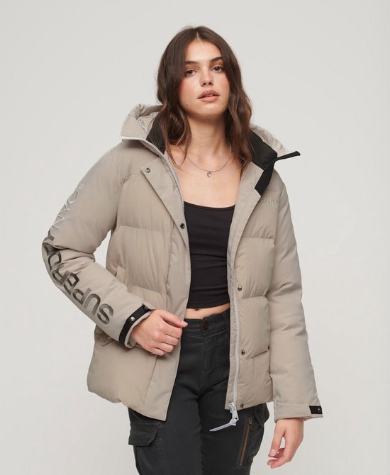 Superdry - Gewatteerde City windparka met capuchon - Dames - Gewatteerde jassen