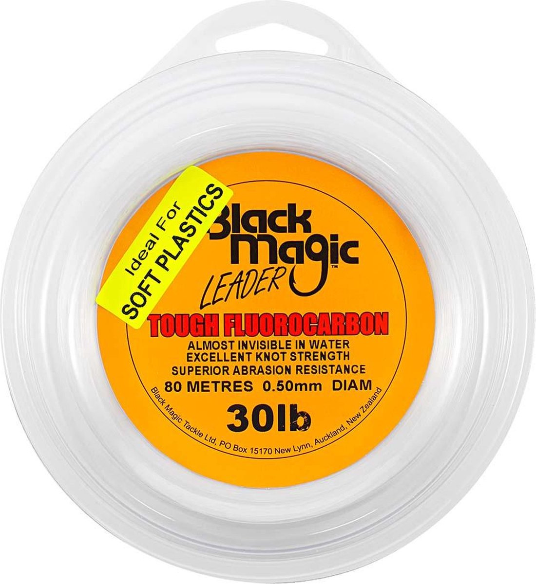 Black Magic Tough Flurocarbon 80 M Wit 0.500 mm