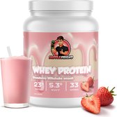 Supplefriend - Whey Protein - Proteine Poeder - Eiwitshake Aardbei - Eiwitpoeder - 33 shakes (1000g)