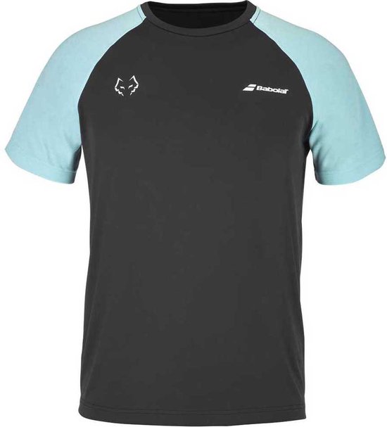 Babolat - T-Shirt - Juan Lebron - Zwart/Blauw - Maat S