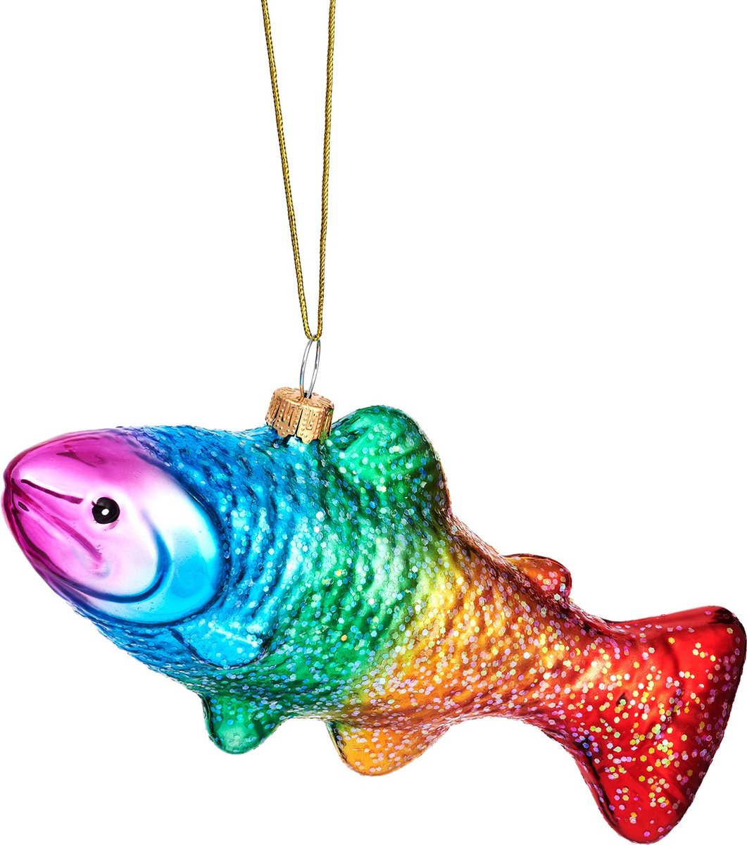 Sass & Belle Regenboog forel kerstbal - Sass & Belle
