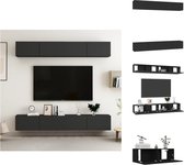 vidaXL TV-meubel - 100 x 30 x 30 cm - zwart - Kast
