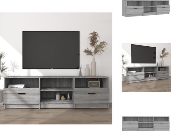 TV-Schrank Schwarz 150x33,5x45 Cm Holzwerkstoff