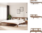 vidaXL Bedframe Grenenhout - Stabiel en Comfortabel - 205.5 x 185.5 x 69.5 cm - Bed
