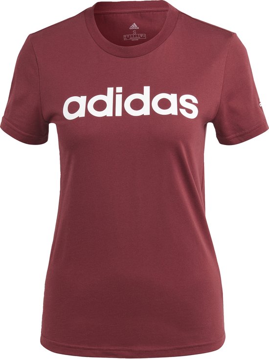 Adidas shirt dames bordeaux rood hotsell