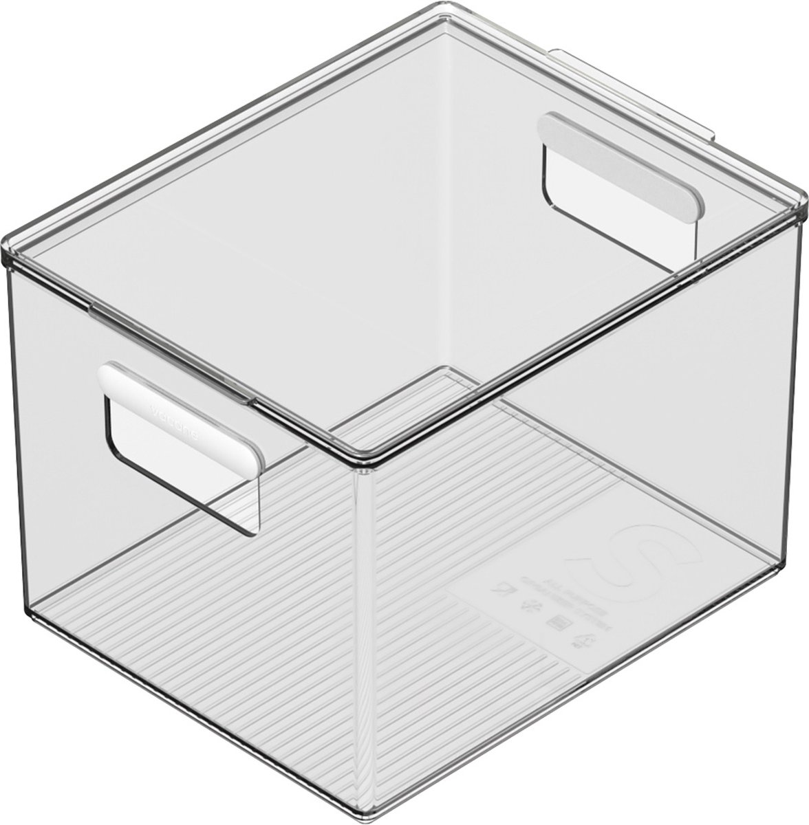 So Clever Opbergdoos small met deksel Classic Clear - Transparant - Stapelbaar | Met deksel | Diepvriesbestendig | BPA-vrij