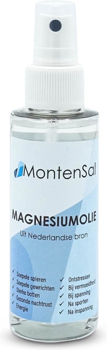 MontenSal - Magnesium Olie - Uit Nederlandse Bron - 100 ml