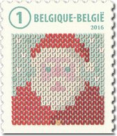 Bpost - Kerst BE - 10 postzegels tarief 1 - Verzending België - Kerstman - kerstzegels