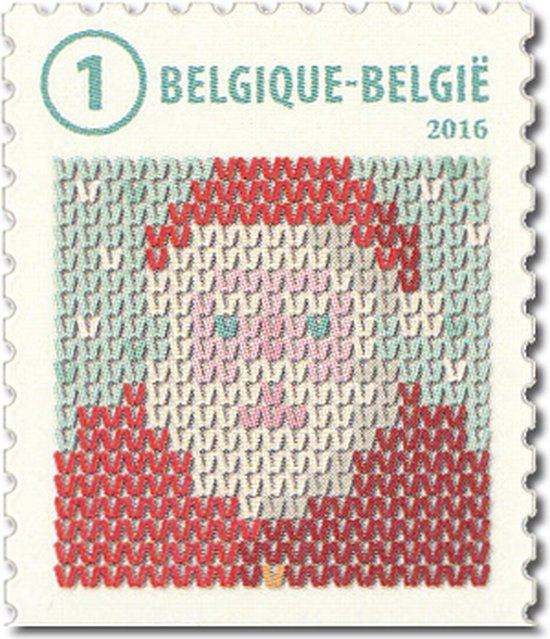 Bpost Kerst BE 10 postzegels tarief 1 Verzending België
