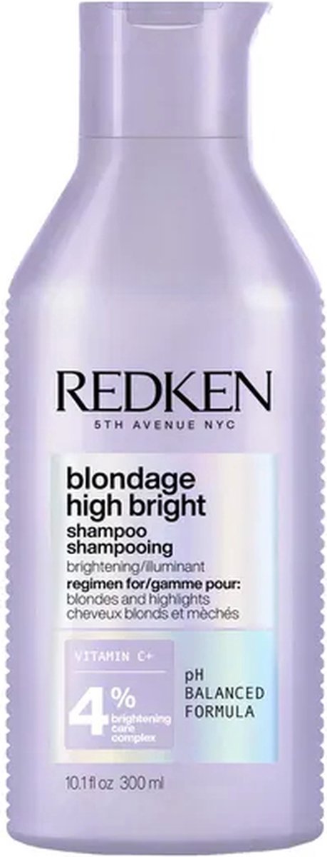 Redken Blondage High Bright Shampoo – Voor alle balayages, gekleurde & gehighlighte blondines – 300 ml
