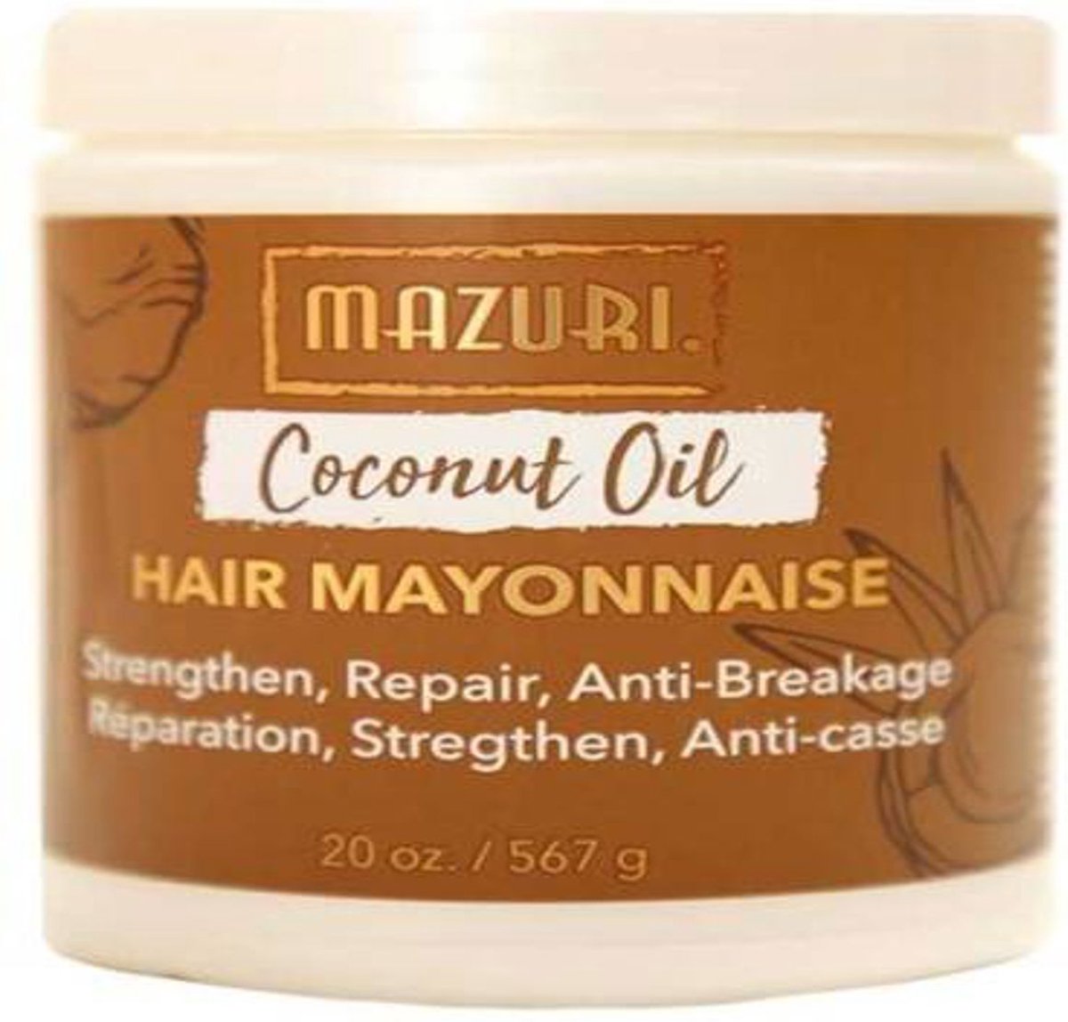 Mazuri Coconut Hair Mayonnaise