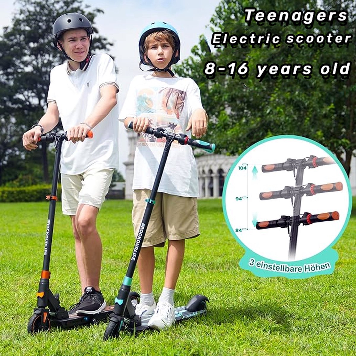 Elektrische Step Kinderen - 20km/u - 250W piek - Tot 80 kg - Voor kinderen en tieners - Rood — afbeelding 10