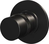 Robinet d'arrêt Brauer Black Edition Thermostatique intégré rond Zwart mat 1 poignées