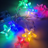Gadgetpoint | Kerstboom Lampjes | Ophangen | Kerstversiering | Versieren | 1M | Multicolor Led Licht Sterren | Vaderdag Cadeau