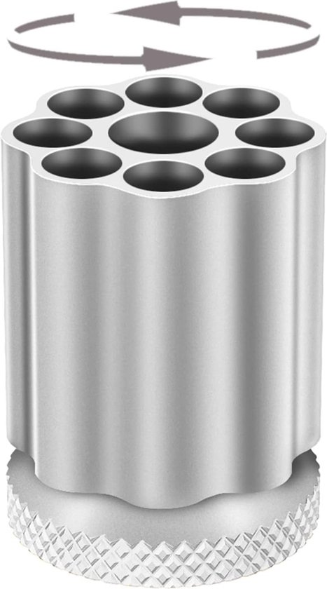 DARUITE Pennenhouder voor bureau, 4 stuks, metalen penhouder, pennenkoker, multifunctioneel, pennenhouder voor kinderen, organizer, kantoorbenodigdheden, beker voor pennen (zwart