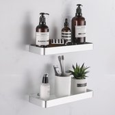 Doucheplank \ spice rack, corner shelf for bathroom kitchen, 30cm