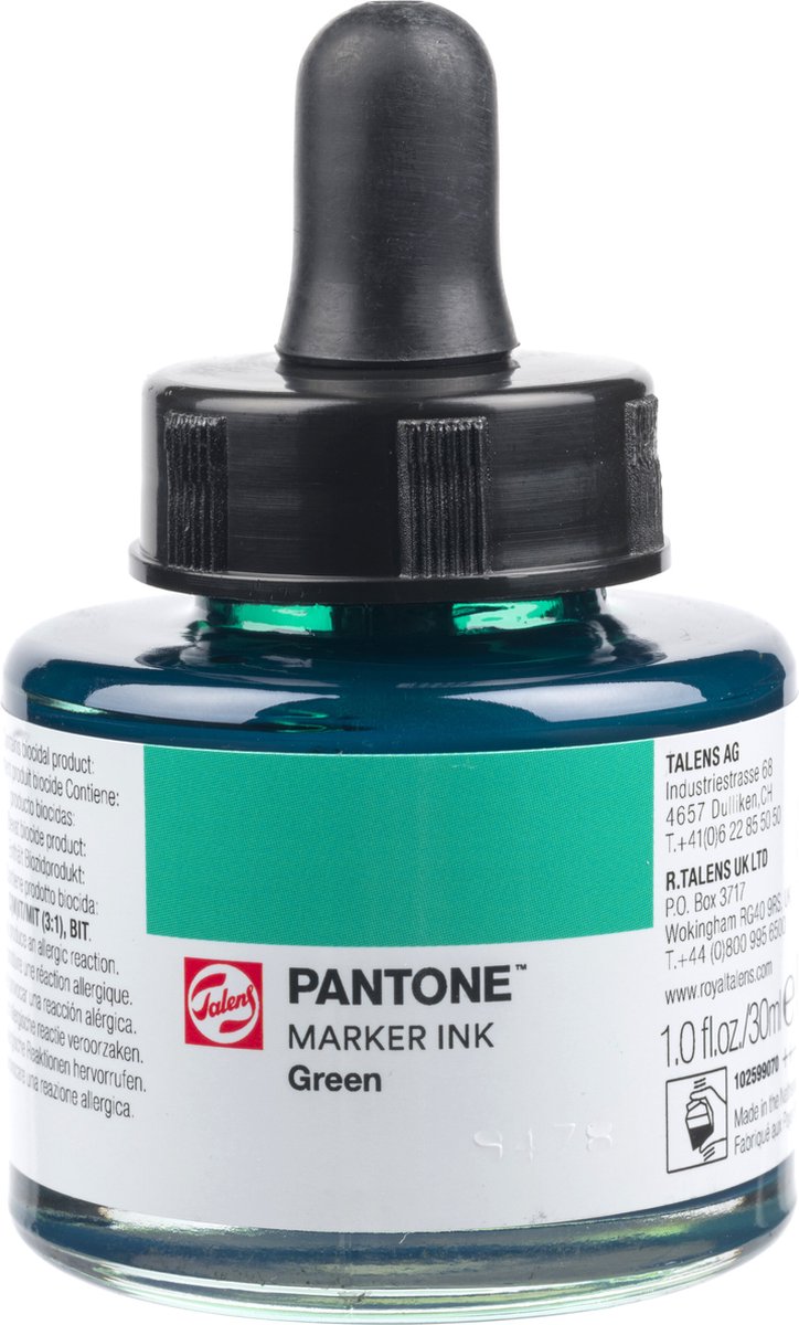 Talens | Pantone marker inkt 30 ml Green