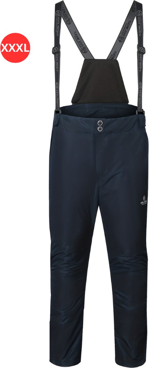 Livano Skibroek Skipak Snowboard Broek Winterbroek Sneeuwbroek Heren Wintersport Waterdicht Marine Blauw