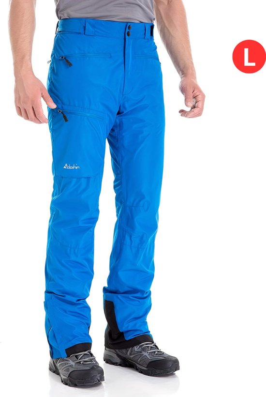 Foto: Livano skibroek skipak snowboard broek winterbroek sneeuwbroek heren wintersport buiten blauw maat l