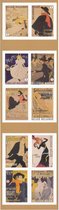 Bpost - Kunst - 10 postzegels tarief 1 - Verzending België - Toulouse-Lautrec