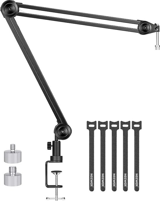 Halterungsprofi HPMIC-1AL Support de microphone en aluminium