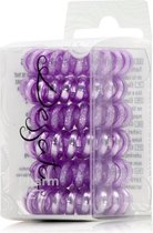 Dessata Hair Ties Purple (6pcs)