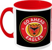 Go Ahead Eagles Mok - De Adelaars - Koffiemok - Deventer - 0570 - Voetbal - Beker - Koffiebeker - Theemok - Rood - Limited Edition