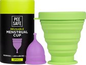 Menstruatiecup Small - Hoge Kwaliteit Herbruikbare Menstruatie Cup met Sterilisator/Houder, Period