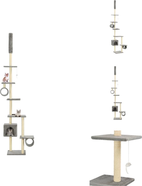 PawHut Kattenwandplanken, kattenwandmeubelset, kattenboom PawHut Kattenwandplanken, kattenwandmeubelset, kattenboom