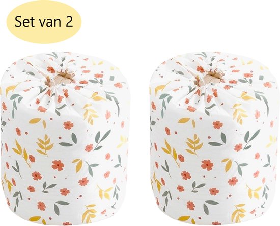 Katoenen canvas zakken met trekkoord - herbruikbare