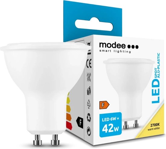 Modee LED Spot GU10 | 6W 2700K 220V/240V 827 550Lm | 110°