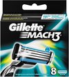 Gillette Mach3 - 8 pièces - Lames de rasoir