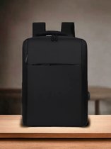 AliRose - Rugzak - Midnight Black - Inclusief USB port - Waterafstotend - Inclusief Laptop Vak