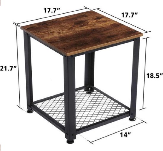 Teak bijzettafel rustiek - Bijzettafels voor een landelijke interieur