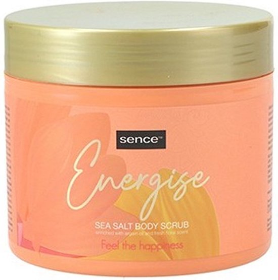 Foto: Sence of wellness energise sea salt body scrub feel the happiness 500gr