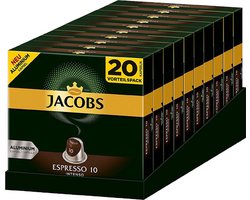 Jacobs - Espresso Intenso - 10x 20 Capsules