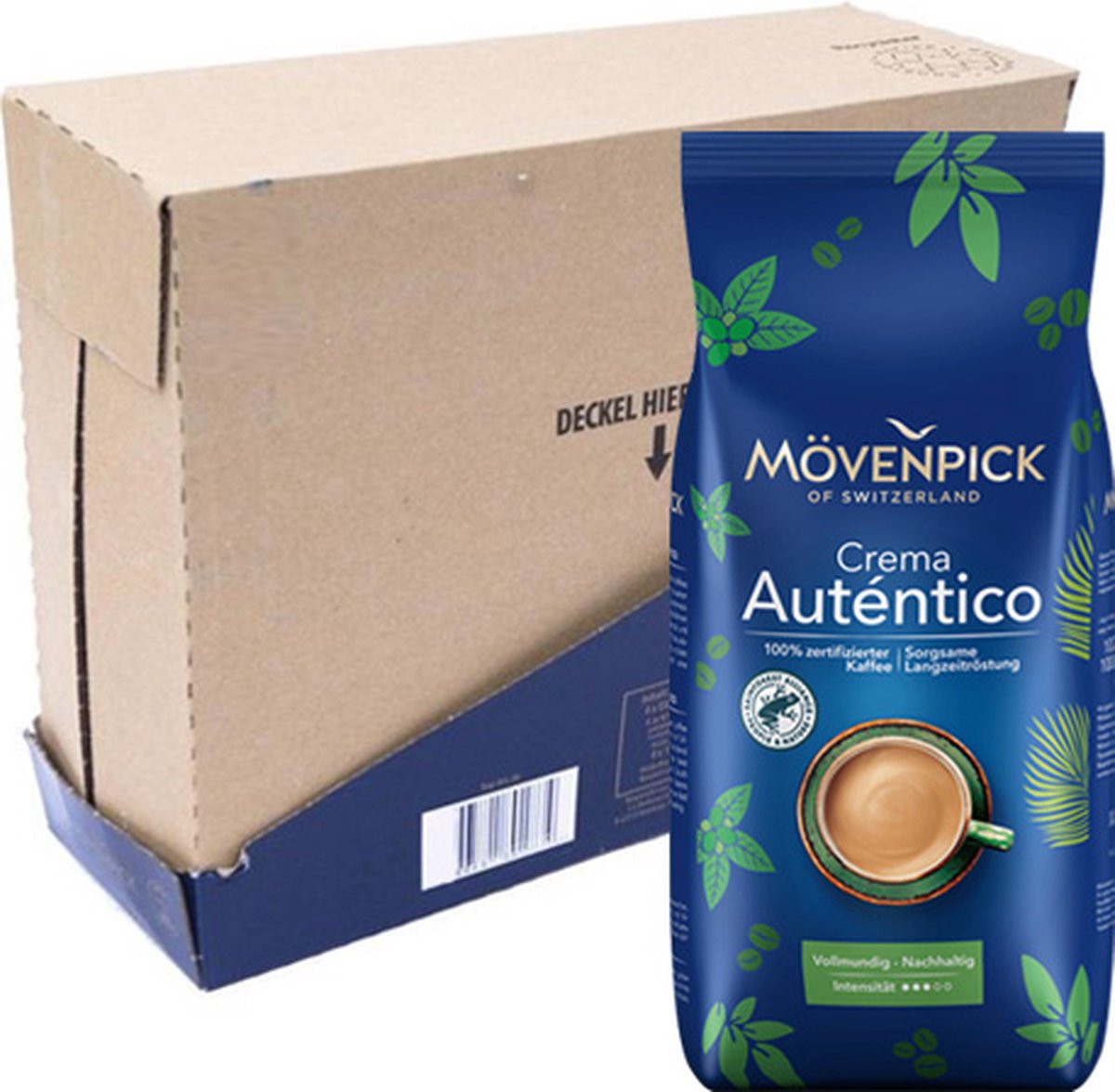 Mövenpick El Autentico Koffiebonen - 4 x 1 kg | bol
