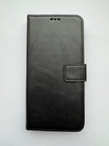 Geschikt voor Samsung Galaxy A05S boekhoesje zwart - portemonnee hoesje met kaarthouder en magneetsluiting
