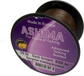 Ashima Gangster Sinking Braided 600m - Kleur: Dark Grey,Maat: 25lb