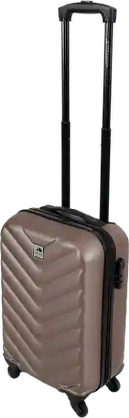 Luxe - Reiskoffer - Handbagage - Hardcase - 52 x 33 x 20 cm - Taupe