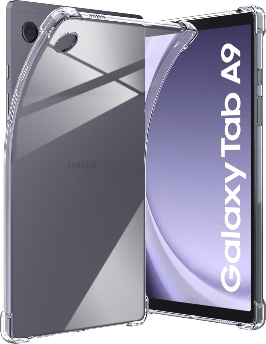 Geschikt voor Samsung Galaxy Tab A9 Back Cover Hoesje - Transparant