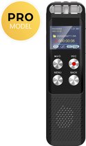 BP® Afluisterapparatuur - Voice Recorder - Dictafoon - Audio Recorder - Spy Recorder - Afluisterapparaat - Afluisteren & Opnemen - Ruisonderdrukking