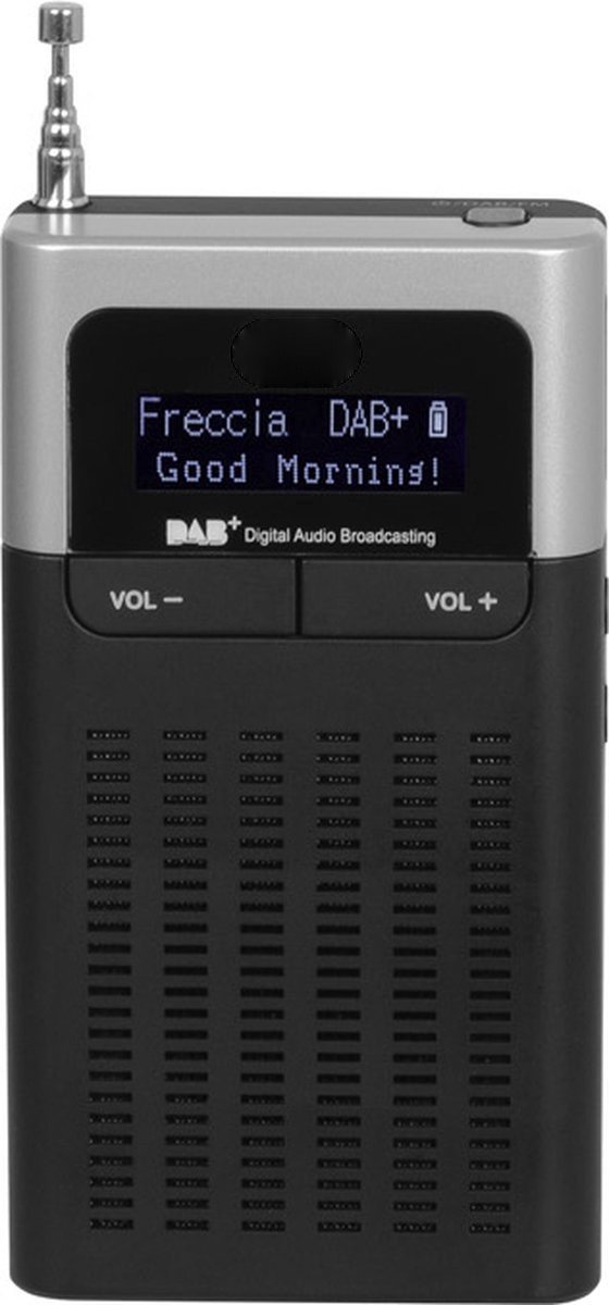 Velox DAB 793 R radio - Draagbaar Digitaal - Zwart/Grijs