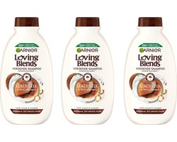 Garnier Shampoo - Loving Blends Kokosmelk & Macadamia - 3 x 300 ml