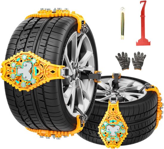 Chaînes à neige, 8 chaînes à pneus, universelles adaptées aux